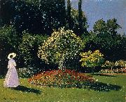 Claude Monet Jeanne Marguerite Lecadre in the Garden Sainte Adresse Germany oil painting artist